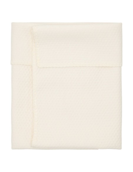 Manta de cuna Elim warm white