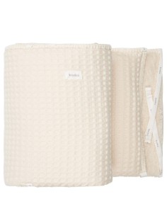 Protector de cuna wafel Amsterdam natural