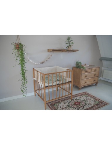 Protector de cuna wafel Amsterdam natural