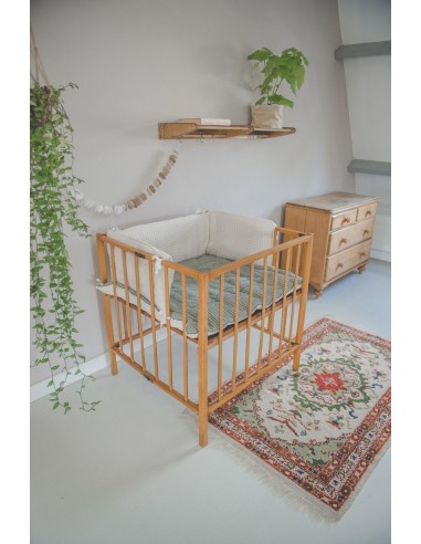 Protector de cuna wafel Amsterdam natural