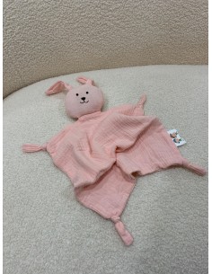 Doudou conejito rosa 2