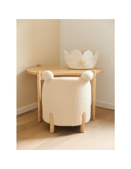 Silla para niños teddy crudo
