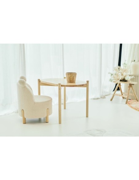 Silla para niños teddy crudo