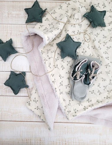 Manta polar large olive bloom