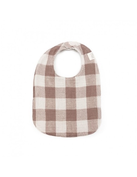 Babero big brother vichy caramel