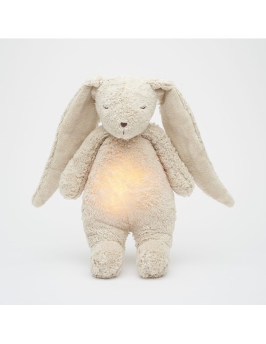 Peluche luz-sonido conejo orgánico sand natur