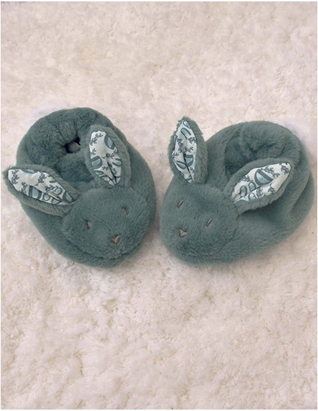 Set zapatillas y doudou sage