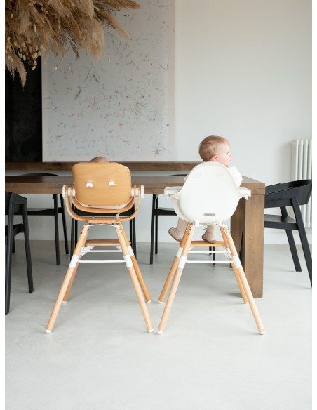 Asiento para recién nacidos Evolu madera/blanco