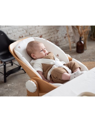 Asiento para recién nacidos Evolu madera/blanco