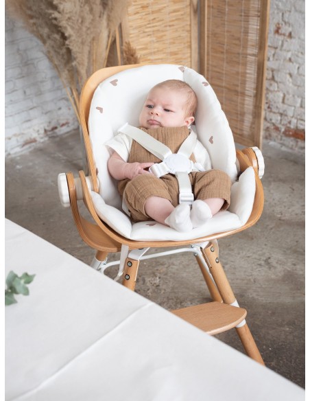 Asiento para recién nacidos Evolu madera/blanco