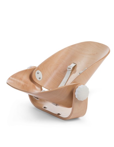 Asiento para recién nacidos Evolu madera/blanco