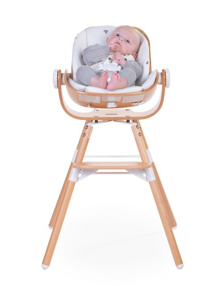 Asiento para recién nacidos Evolu madera/blanco