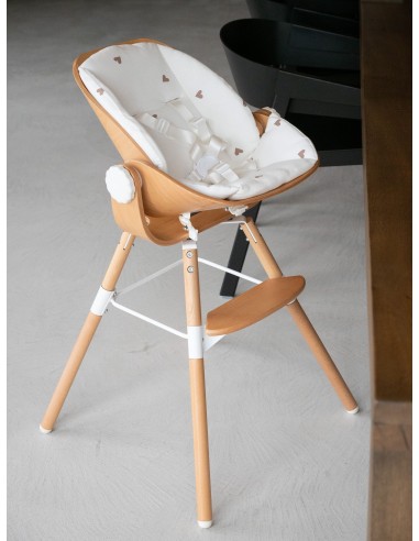 Asiento para recién nacidos Evolu madera/blanco