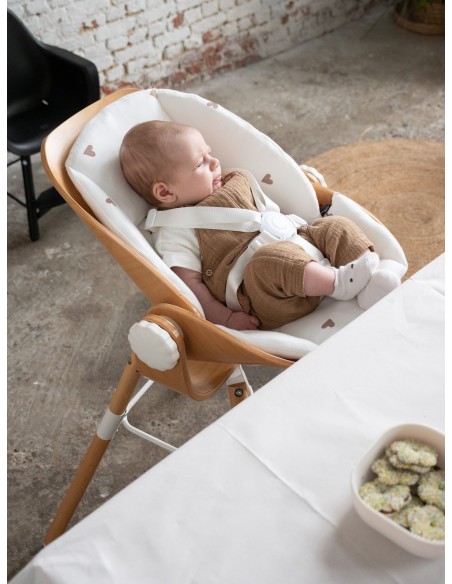 Cojín asiento recién nacido Evolu hearts