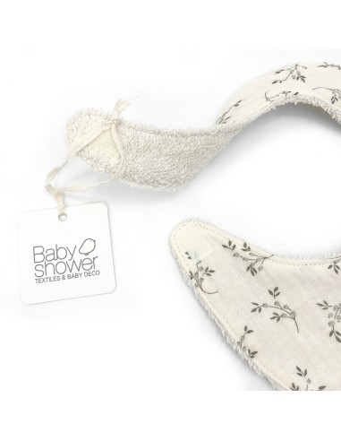 Babero simply olive bloom