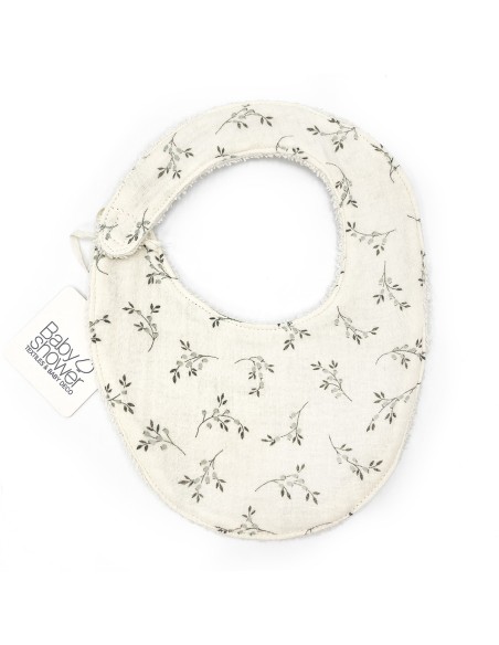 Babero simply olive bloom