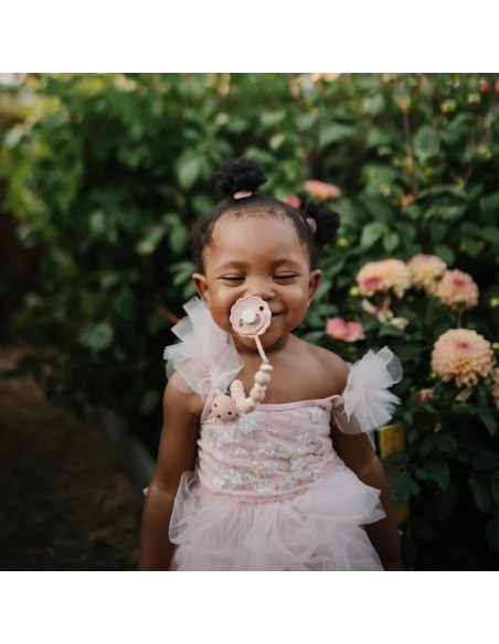 Cadena chupete luna blush