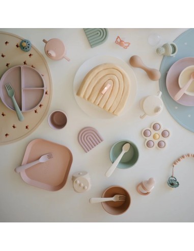 Cadena chupete luna blush