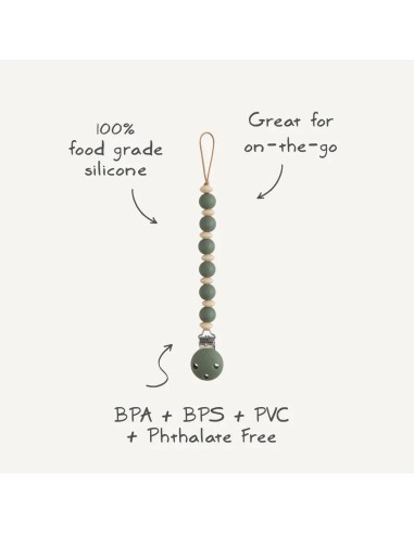 Cadena chupete luna blush