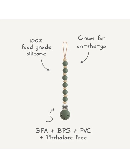 Cadena chupete luna blush