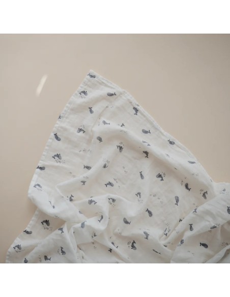 Muselina print whales