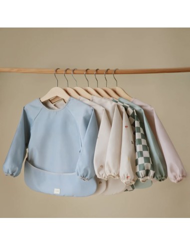 Babero con mangas solid whales