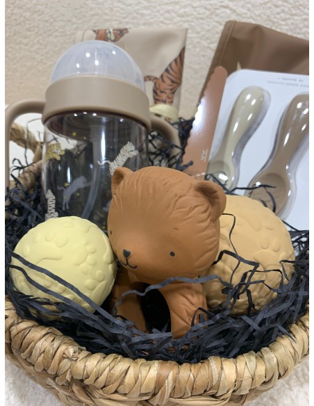 Cesta regalo jungle brown