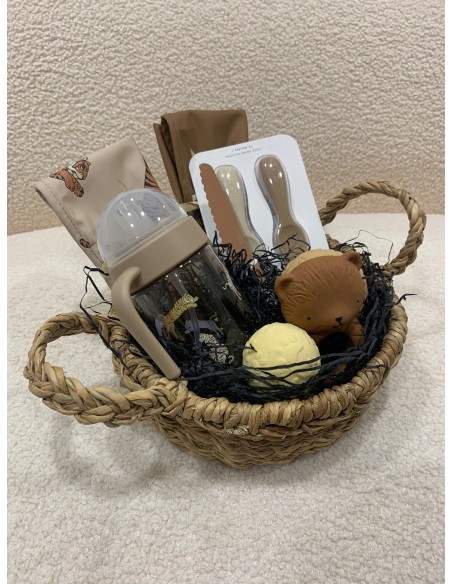 Cesta regalo jungle brown