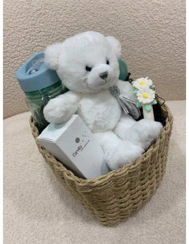 Cesta regalo shiny turquoise