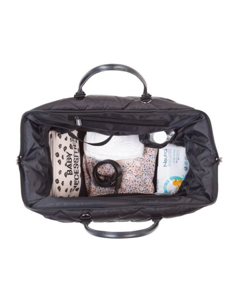 Mommy bag puffered black