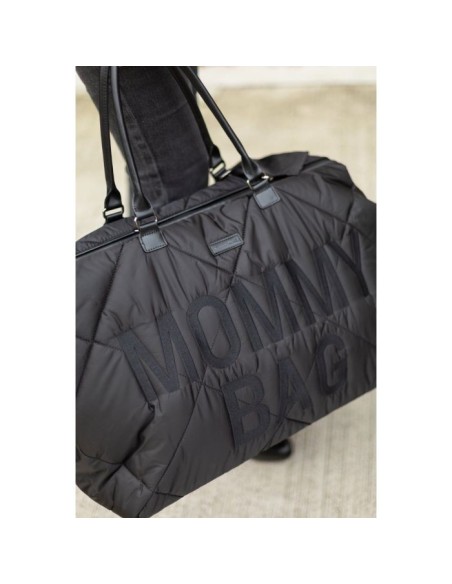 Mommy bag puffered black
