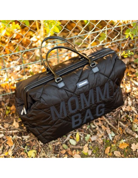 Mommy bag puffered black