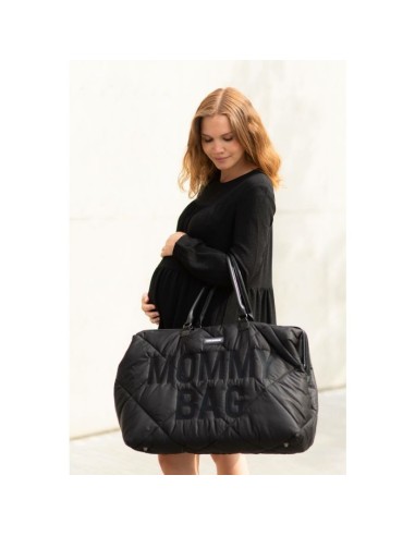 Mommy bag puffered black