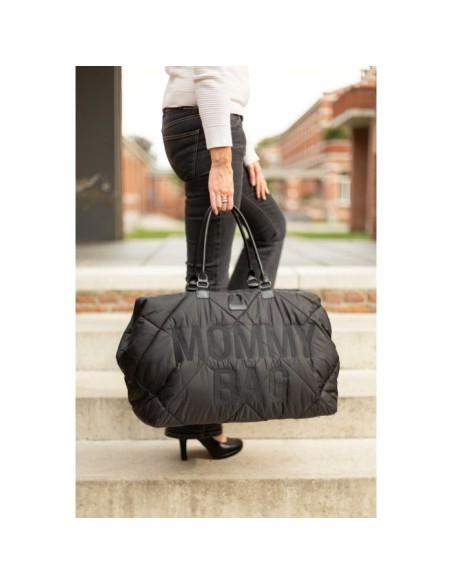 Mommy bag puffered black