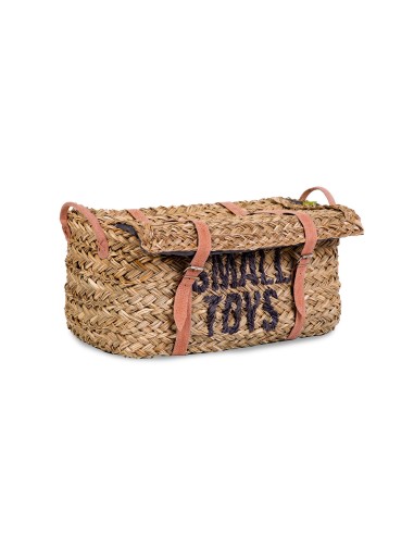 Set 2 cestas de almacenaje ratán