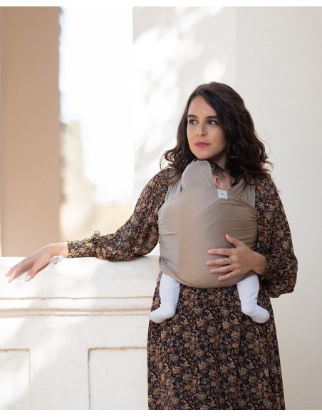 Fular portabebé taupe