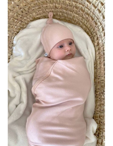 Manta bebé rosa
