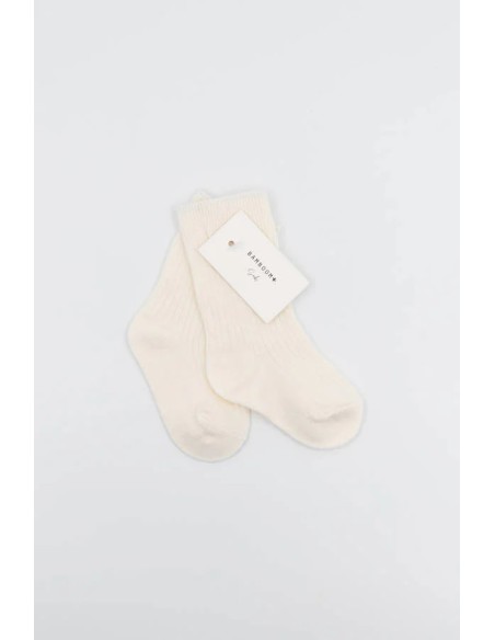 Calcetines acanalados panna