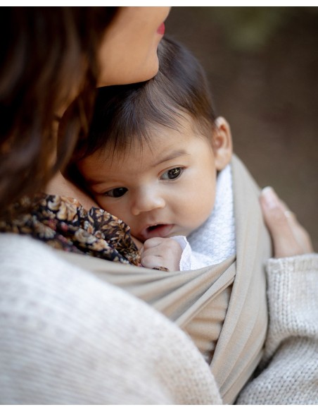 Fular portabebé taupe