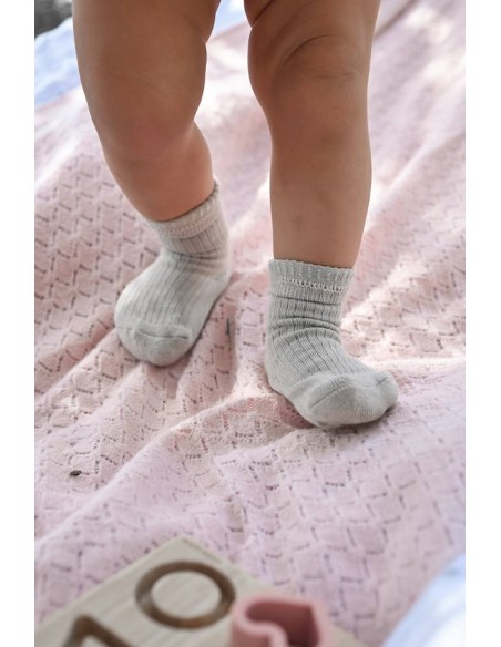 Calcetines acanalados sabbia