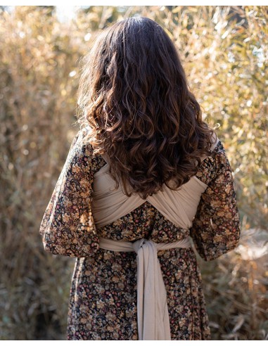 Fular portabebé taupe