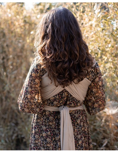 Fular portabebé taupe