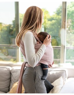 Fular portabebé rose 2