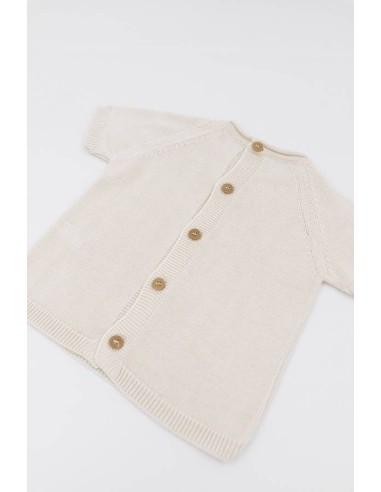 Jersey de punto a rayas bianco