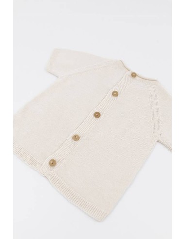 Jersey de punto calado bianco