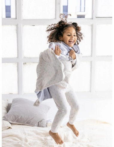 Mantita de bambú tulips