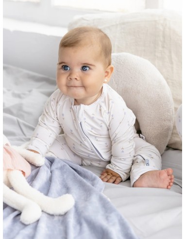 Pijama con cremallera tulips
