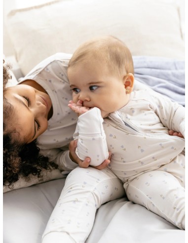 Pijama con cremallera tulips