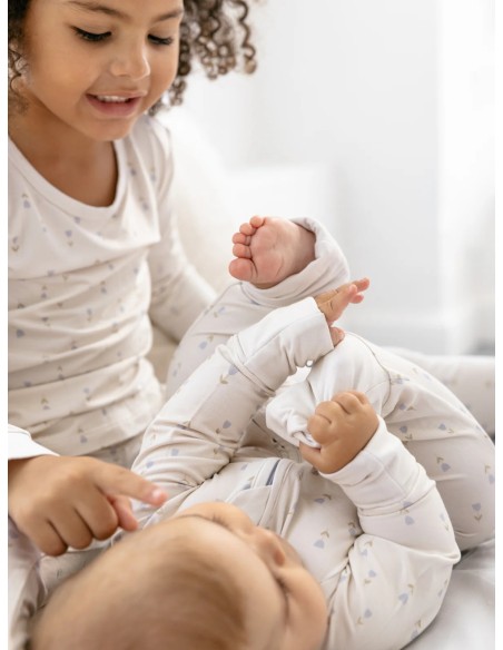 Pijama con cremallera tulips