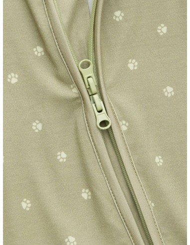 Pijama con cremallera lion footprint